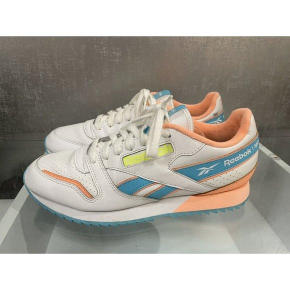 Reebok Classic Retro Multi-Color Leather Ripple Sneakers Men's Size: 8 (Z5) - Picture 5 of 8